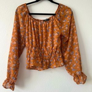 Trinity Floral Cottagecore Crop Top